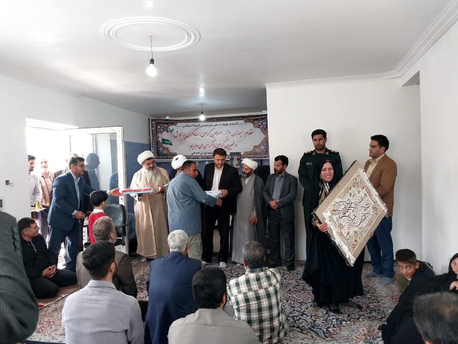 بهار|  آئین افتتاحیه یک باب مسکن مددجویی در شهر صالح آباد