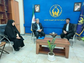 مدیرکل بهزیستی مازندران با مدیرکل کمیته امداد امام خمینی(ره) استان دیدار کرد