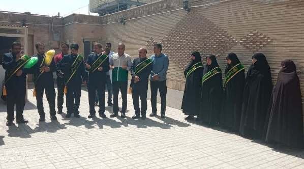لنجان| حضور خادمین حرم امام رضا (ع) در مراکز توانبخشی شهرستان