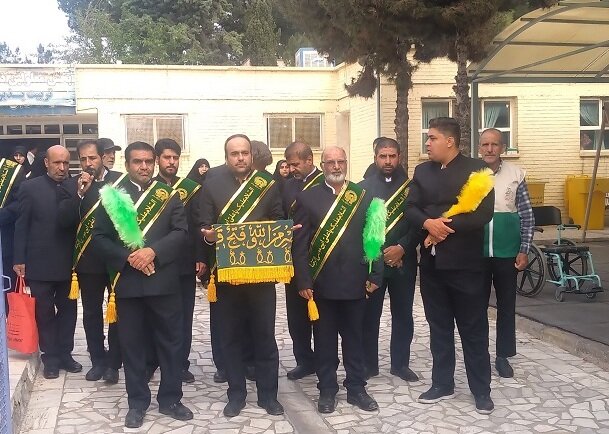 لنجان| حضور خادمین حرم امام رضا (ع) در مراکز توانبخشی شهرستان
