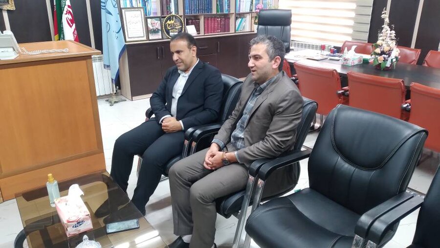 رودبار | دیدار مدیرکل بهزیستی استان گیلان با دادستان عمومی و انقلاب شهرستان رودبار