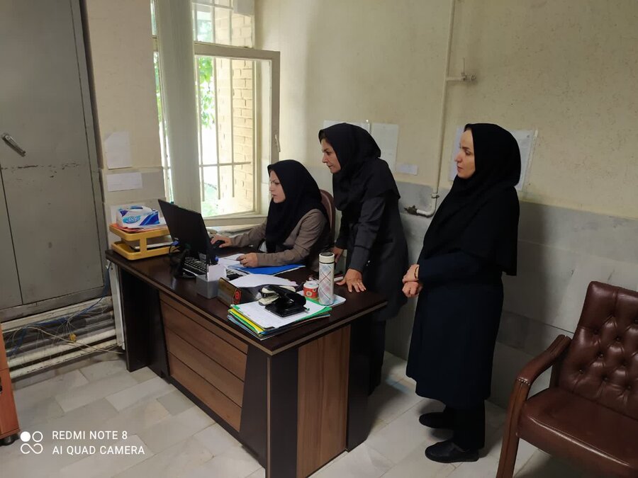 بازدید کارشناسان از بهزیستی سنقروکلیایی