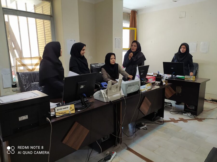 بازدید کارشناسان از بهزیستی سنقروکلیایی