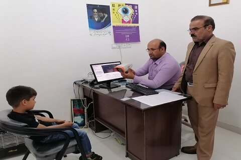 باخرز | آغاز اجرای برنامه غربالگری بینایی کودکان ۳ تا ۶ سال در شهرستان باخرز