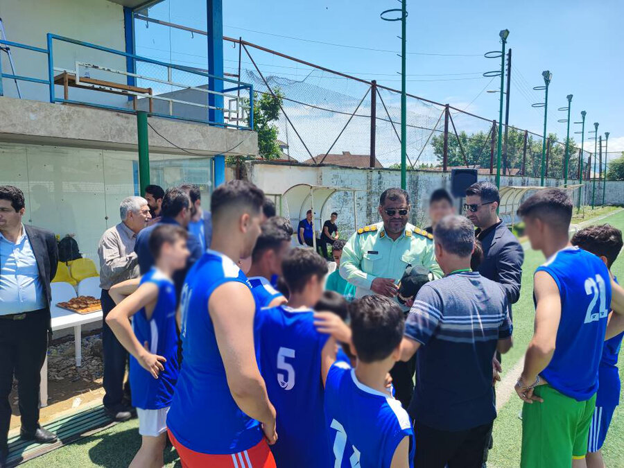 فومن | برگزاری دیدار دوستانه فوتبال به مناسبت روزجهانی منع کار کودکان