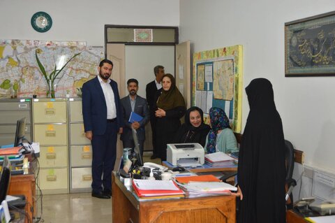شمیرانات| بازدید فرماندار شمیرانات از ستاد بهزیستی