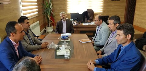 نیر| دیدار رییس بهزیستی با فرماندارجدید شهرستان  نیر