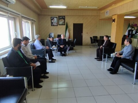 دیدار معاون مشارکت های مردمی بهزیستی استان کردستان با فرماندار قروه
