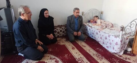 دیدار مدیرکل بهزیستی استان کردستان با مددجویان تحت پوشش شهرستان مریوان