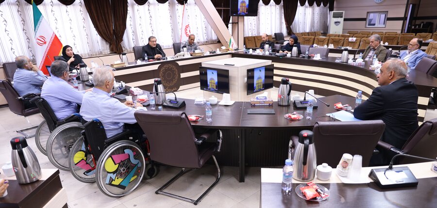 برگزاری دومین نشست مشورتی دبیرخانه ستاد مناسب سازی کشور با نمایندگان تشکل های فعال افراد دارای معلولیت