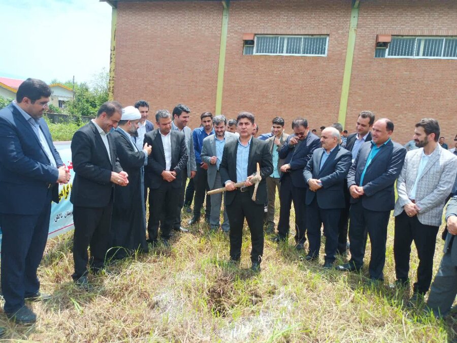 آئین کلنگ زنی "خانه ی نشاط " در بخش لیسار شهرستان تالش برگزار شد