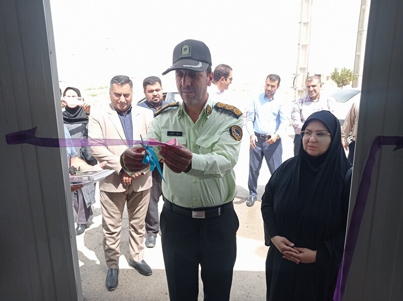 اصفهان| افتتاح کانکس سیار کاهش آسیب اعتیاد از محل اعتبارات سازمان ملل متحد