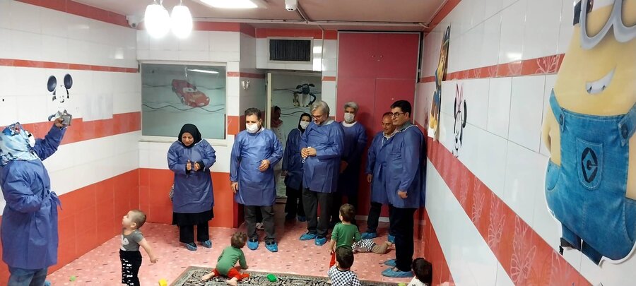 شمیرانات| حضور مدیرکنسول گری وزارت امور خارجه در شیرخوارگاه آمنه