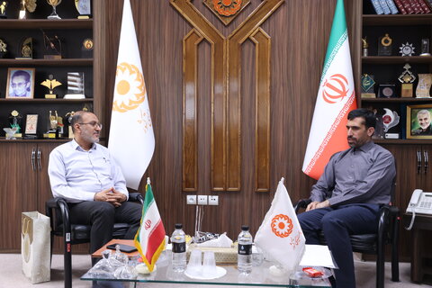 دیدار اقای رحیمی با رئیس سازمان بهزیستی کشور