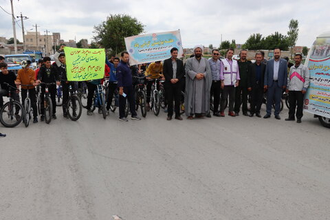گزارش تصویری| برگزاری همایش دوچرخه سواری در محلات کم برخوردار