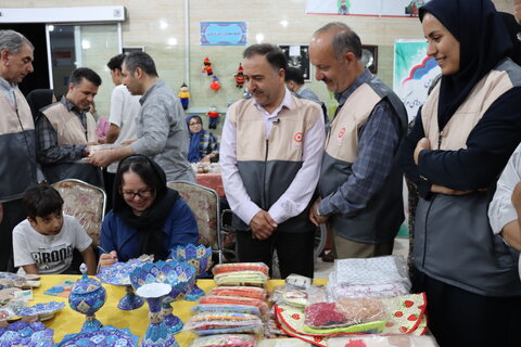 گزارش تصویری ا افتتاح نمایشگاه دستاوردهای مددجویان بهزیستی در اراک