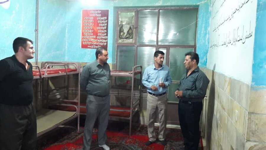 بازدید کارشناس دفتر اعتیاد بهزیستی کردستان از کمپ های ترک اعتیاد بیجار