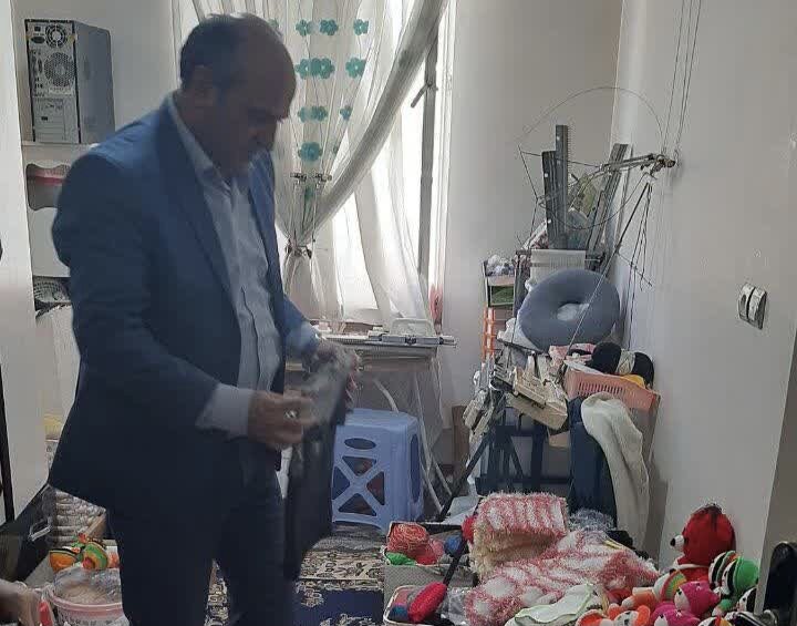 شهریار| بازدید رئیس بهزیستی شهرستان شهریار  از محل اشتغال بانوان سرپرست خانوار