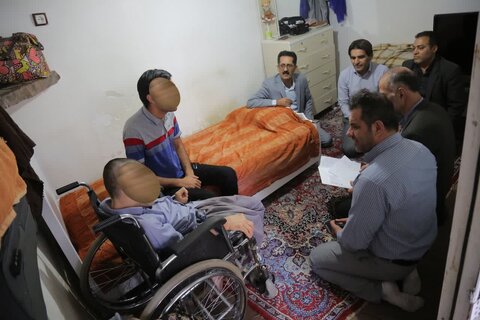 بازدید از منازل معلولان کردستانی