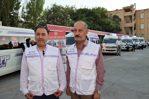 مانور خودروهای اورژانس اجتماعی 123 بهزیستی استان مرکزی امروز در شهر اراک برگزار شد.
