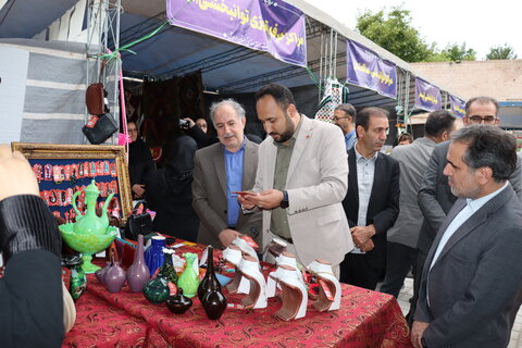 گزارش تصویری| برپایی نمایشگاه توانمندی جامعه هدف بهزیستی