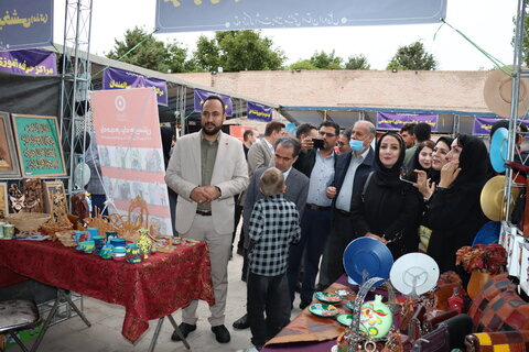 گزارش تصویری| برپایی نمایشگاه توانمندی جامعه هدف بهزیستی