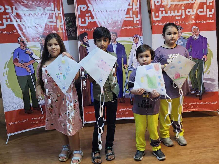 برگزاری جشن بادبادک ویژه کودکان در منطقه آزاد کیش