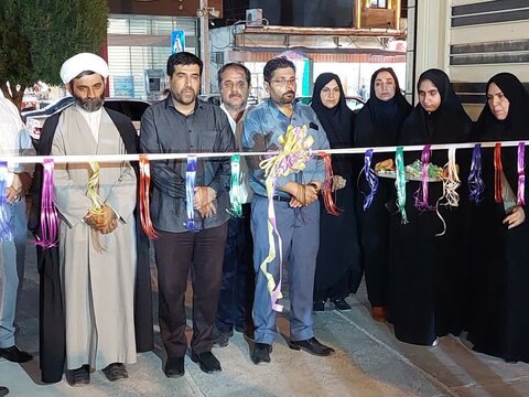 شهرستان تنگستان| بر پایی غرفه بهزیستی در نمایشگاه عفاف و حجاب شهر اهرم