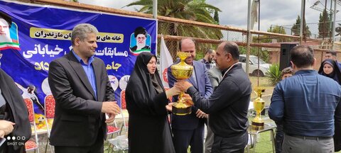 مراسم اختتامیه فوتبال خیابانی محلات کم برخوردار بهزیستی استان مازندران برگزار شد