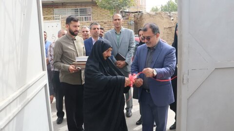 افتتاح خانه حمایتی توانبخشی معلولان در روستای محمدعلی پهلوان