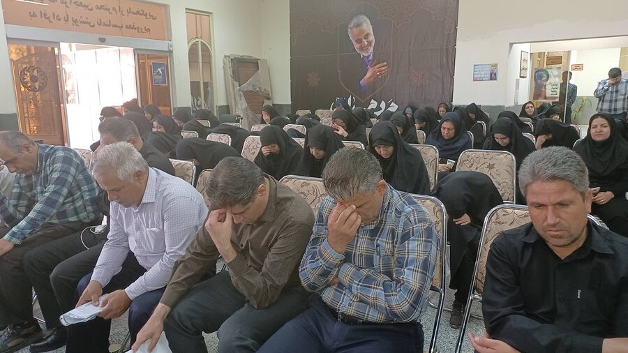 برگزاری مراسم زیارت عاشورا در بهزیستی استان کرمان