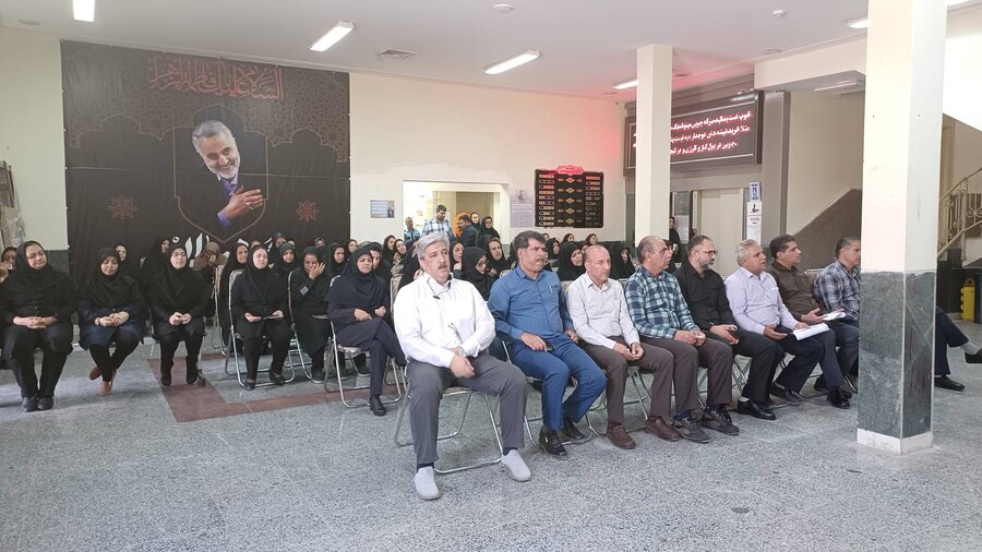برگزاری مراسم زیارت عاشورا در بهزیستی استان کرمان