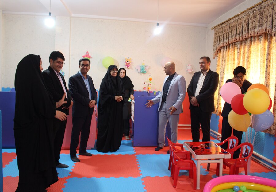 بهزیستی استان بعنوان اولین دستگاه  افتتاح کننده اتاق مادر و کودک 