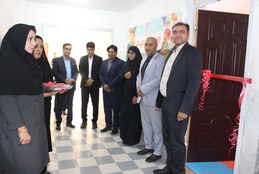 بهزیستی استان بعنوان اولین افتتاح کننده اتاق مادر و کودک
