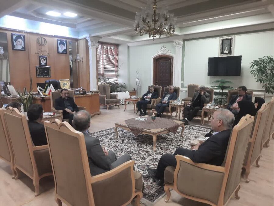 دیدار استاندار خراسان رضوی با مدیرکل و اعضای شورای معاونین بهزیستی استان