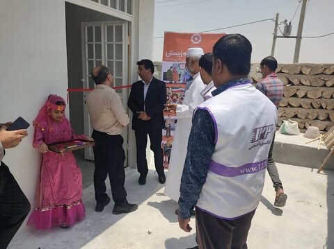 بستک| افتتاح مسکن خانواده دارای دو عضو معلول در شهر کوهیج