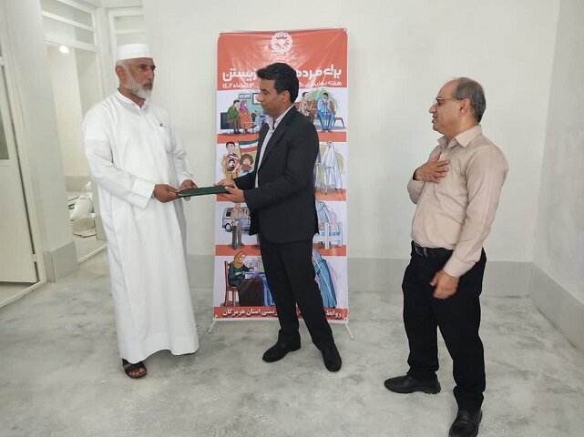 افتتاح مسکن خانواده دارای دو عضو معلول در شهر کوهیج