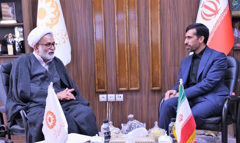 دیدار حجت الاسلام احمدی نمایده بوشهر با رئیس سازمان بهزیستی کشور