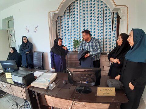 فسا|بازدید کارشناسان دفتر ارزیابی عملکرد اداره کل بهزیستی فارس ، از اداره بهزیستی فسا