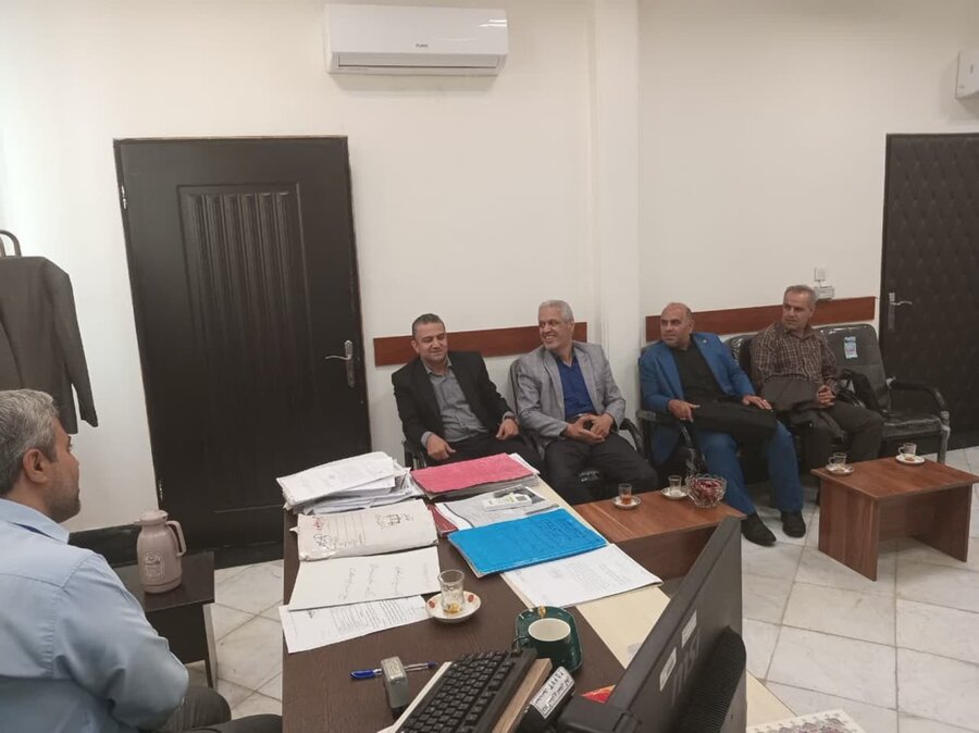 خمام | دیدار مدیرکل بهزیستی استان گیلان با دادستان عمومی و انقلاب شهرستان خمام