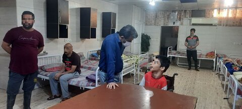بازدید سرزده مدیرکل بهزیستی خوزستان ازمراکز شبانه روزی نگهداری معلولین بهزیستی اهواز 