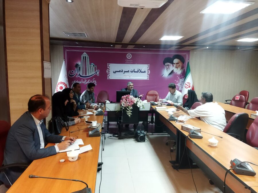 ملاقات مردمی مدیر کل بهزیستی استان با جامعه هدف