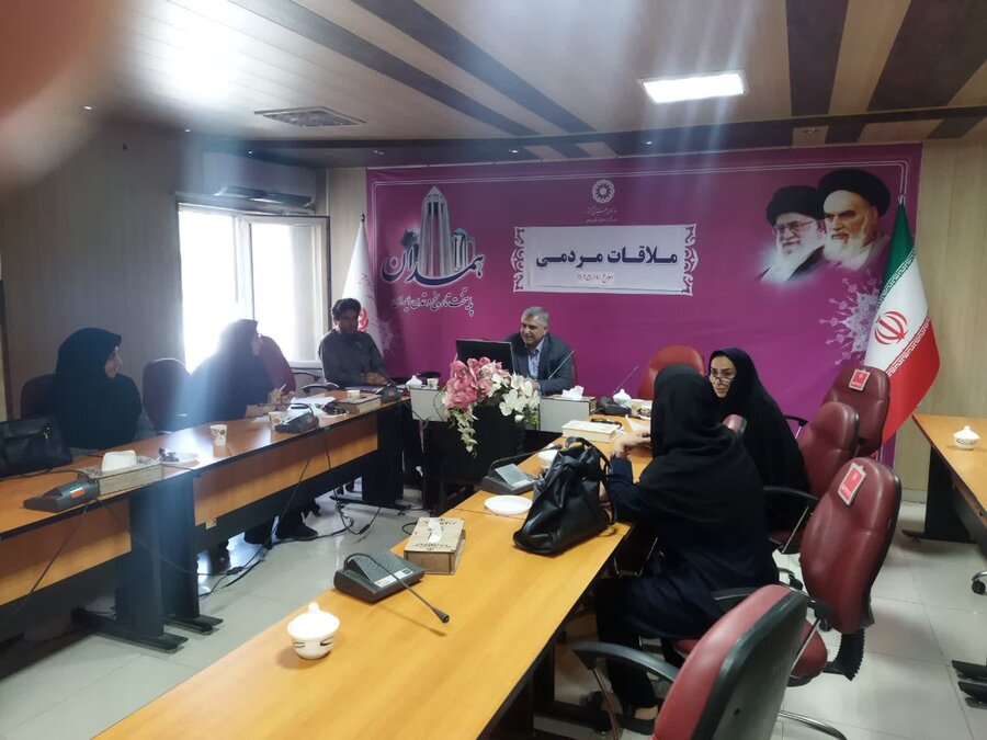 ملاقات مردمی مدیر کل بهزیستی استان با جامعه هدف