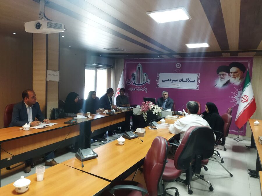 ملاقات مردمی مدیر کل بهزیستی استان با جامعه هدف