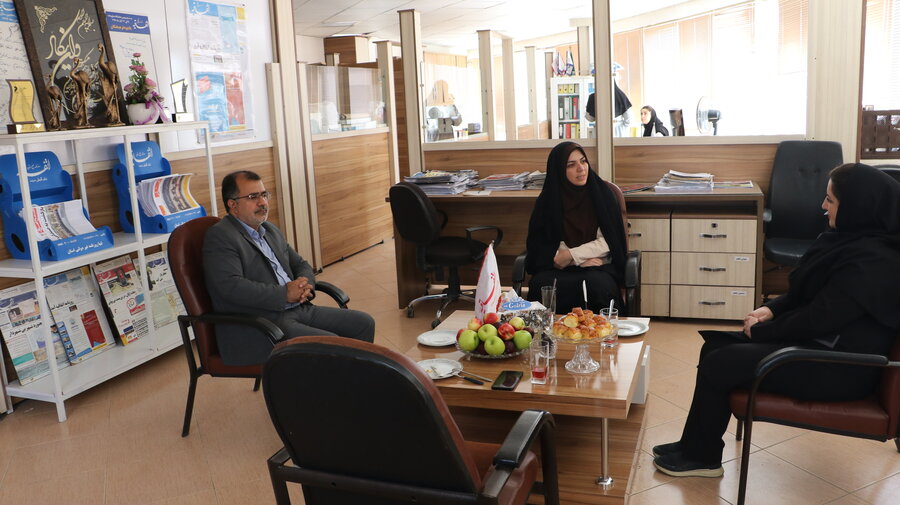 حضور مدیر کل بهزیستی استان در رسانه های خبری