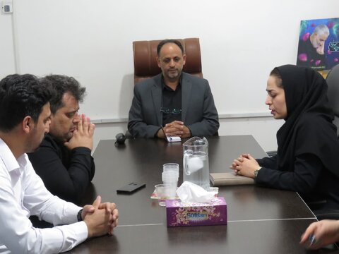 نشست و دیدار مدیر حراست اداره کل بهزیستی کردستان با پرسنل بهزیستی سروآباد