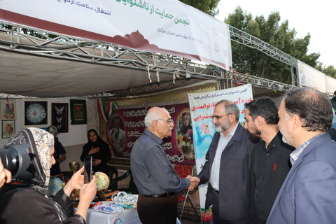 گزارش تصویری ادومین نمایشگاه توانمندی ها و دستاوردهای تشکل های مردم نهاد استان مرکزی