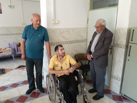 گزارش تصویری| بازدید کارشناس حراست استان از مرکز نگهداری معلولین سراب