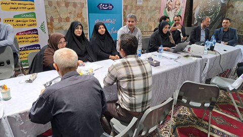 استقرار میز ارتباطات مردمی بهزیستی مازندران در مصلی امام خمینی(ره) ساری