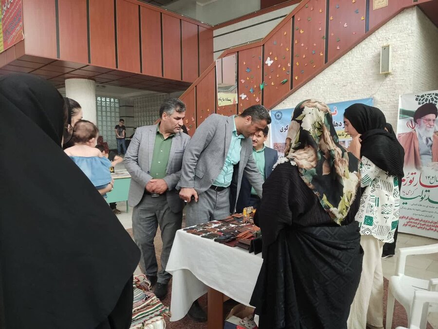 نمایشگاه دستاوردهای معلولین شهرستان کردکوی افتتاح گردید.